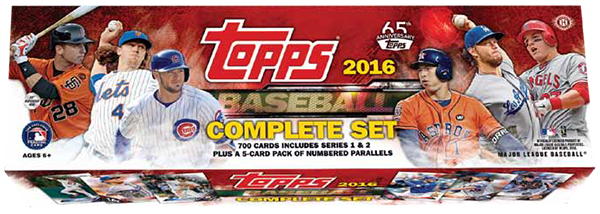 2016 Topps Baseball Factory Set Hobby