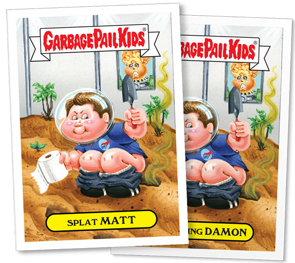 2016 Topps GPK Not-Scars Matt Damon