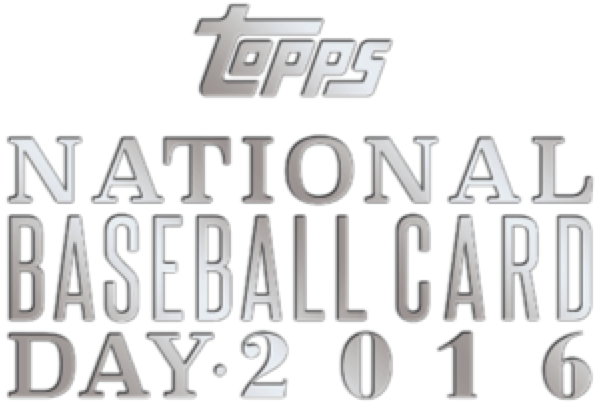 2016 Topps National Baseball Card Day Logo