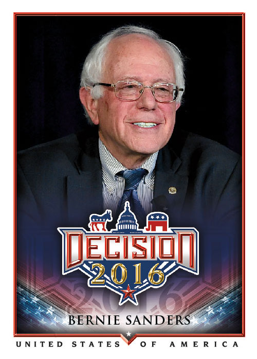 Decision 2016 Bernie Sanders CAMPAIGN MOMENTS High Number Trading Card #132 