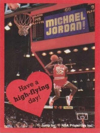 Michael Jordan Valentines Have a High Flying Day