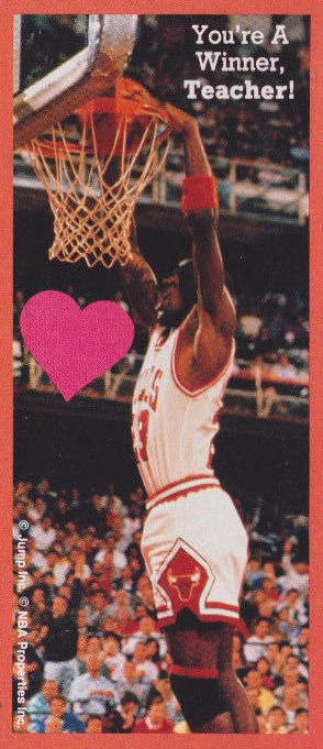 Michael Jordan Valentines Youre a Winner Teacher