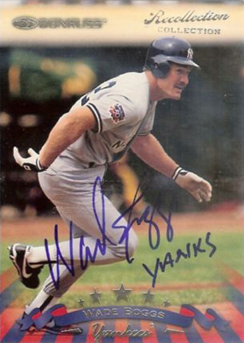 Recollection Collection Autograph Wade Boggs