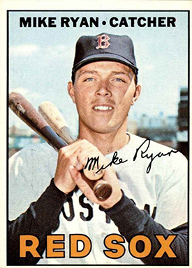 1967 Topps 223 Mike Ryan no dot