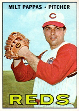 1967 Topps 254 Milt Pappas