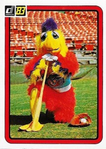 1983 Donruss San Diego Chicken