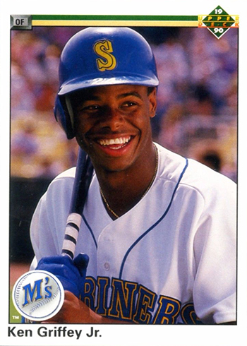 KEN GRIFFEY JR. 1997 Pinnacle AWAY JERSEY DIE-CUT INSERT