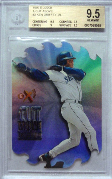 1997 E-X2000 Cut Above Ken Griffey Jr BGS 9-5