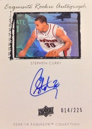 2009-10 Exquisite Stephen Curry 2750