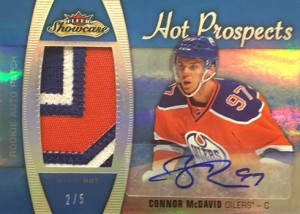 2015-16 Fleer Showcase Hockey White Hot Connor McDavid