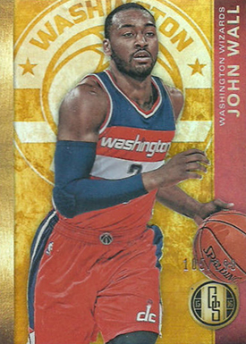 2015-16 GS Bk 104 John Wall Red Shorts