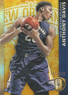 2015-16 GS Bk 35 Anthony Davis Blue Jersey