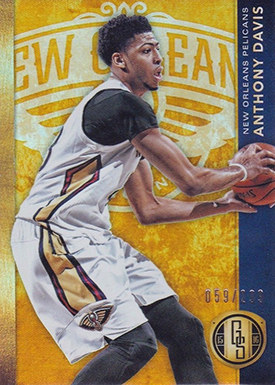 2015-16 GS Bk 35 Anthony Davis White Jersey