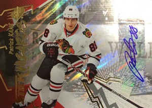 2015-16 SPx Hockey Base Autograph Stick Wizards Kane