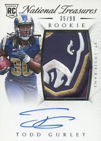 2015 National Treasures Football Rookie Autograph Patch RPS Gallery