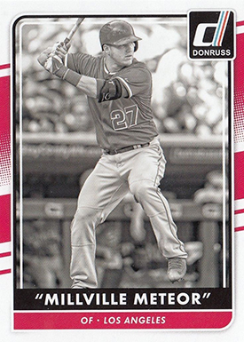 2016 D Var 83 Mike Trout Nickname