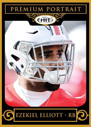 2016 SAGE Hit High Series Football Base Premium Portraits