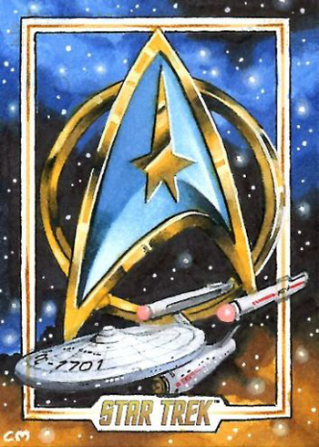 2016 Star Trek TOS 50th Anniversary Sketch Cards Chris Meeks