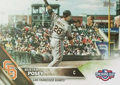 2016 T OD Var 183 Buster Posey