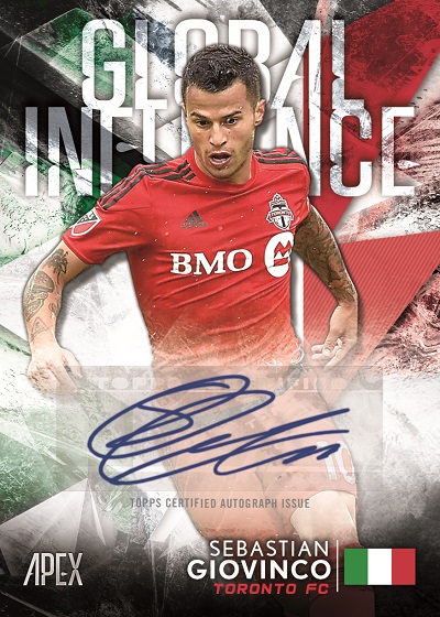2016 Topps Apex Global Influence Autograph