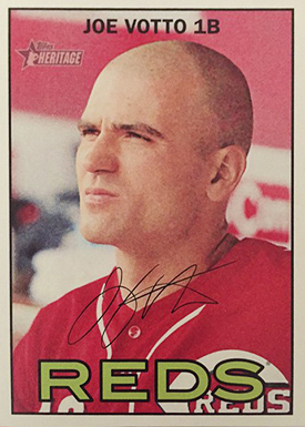 2016 Topps Heritage Error Variation 474 Joe Votto