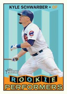 2016 Topps Heritage High Number Baseball Rookie Performers