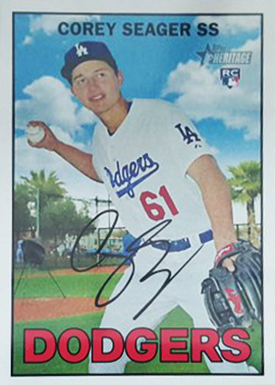 2016 Topps Heritage Rookie Variations Corey Seager