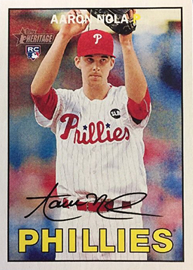 2016 Topps Heritage Rookie Variations Nola