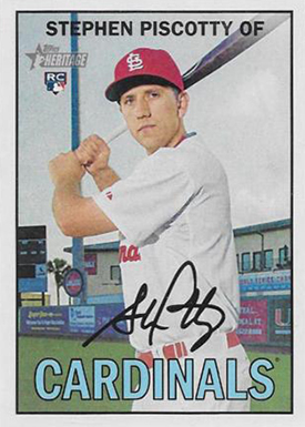 2016 Topps Heritage Rookie Variations Stephen Piscotty