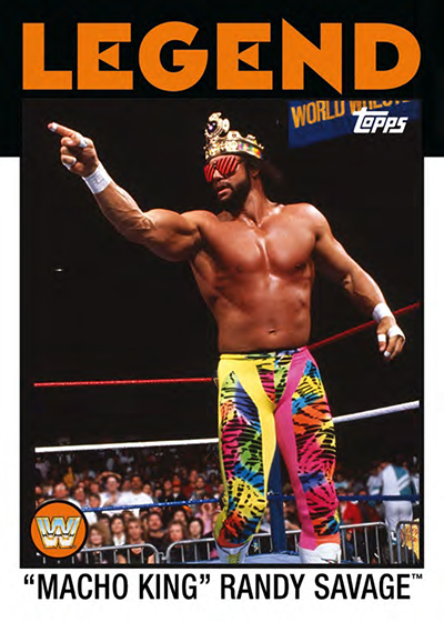 2016 Topps WWE Heritage Base Legend Macho King Randy Savage