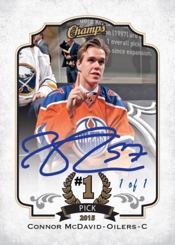 2015-16 Upper Deck Champ's Hockey McDavid