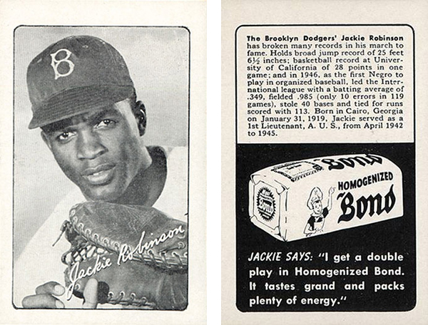 A Young Jackie Robinson Found on Two 1940s Cigarette Cards