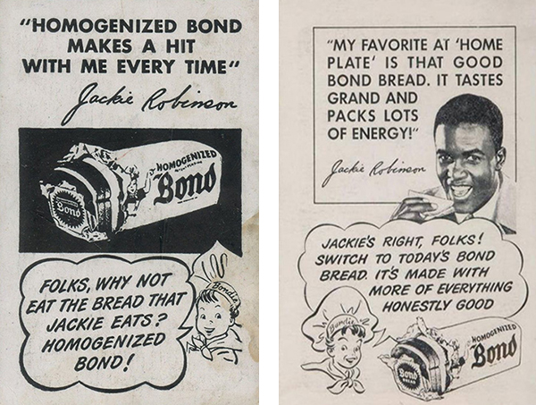 Sold at Auction: Jackie Robinson Bond Bread advertising poster c