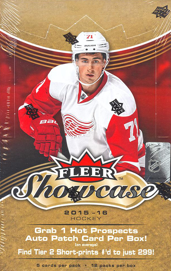 2015-16 Fleer Showcase Hockey Hobby Box