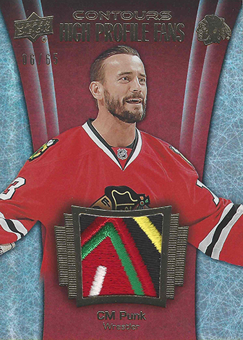 2015-16 Upper Deck Contours High-Profile Fans CM Punk Patch