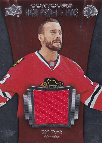 2015-16 Upper Deck Contours High-Profile Fans CM Punk White