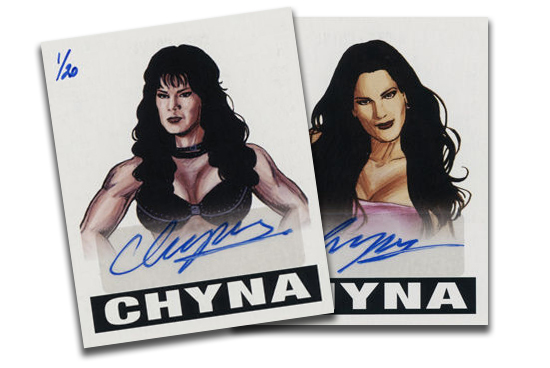 2016 2012 Leaf Originals Wrestling Chyna Autograph Header