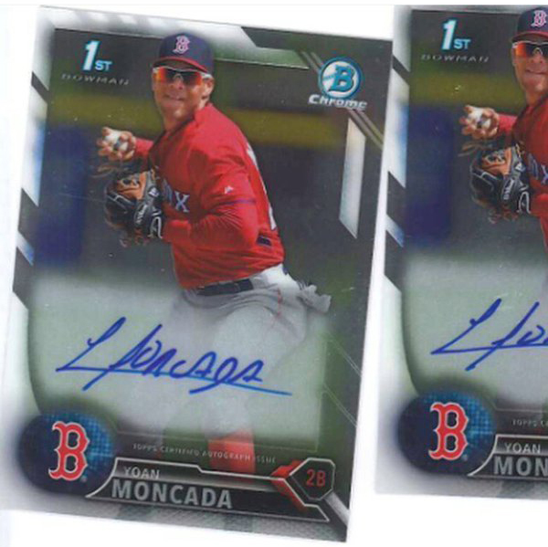 2016 Bowman Baseball Checklist with Autographs, Parallels