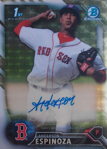 2016 Bowman Baseball Superfractor Tracker