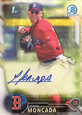 2016 Bowman RC #BP148 Yoan Moncada Signed Card PSA Slabbed Auto 10 Red –  Golden State Memorabilia