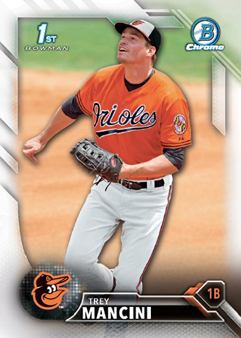 2016 Bowman Chrome Prospects Trey Mancini