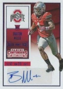 Panini Contenders Ezekiel Elliott Ohio State Buckeyes Football