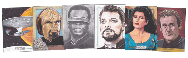 2016 Star Trek TNG Portfolio S2 Sketch Cards