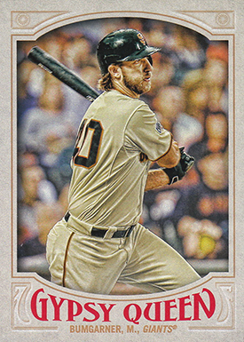 Madison Bumgarner 2012 TOPPS GYPSY QUEEN MEM Card #GQR-MB GIANTS