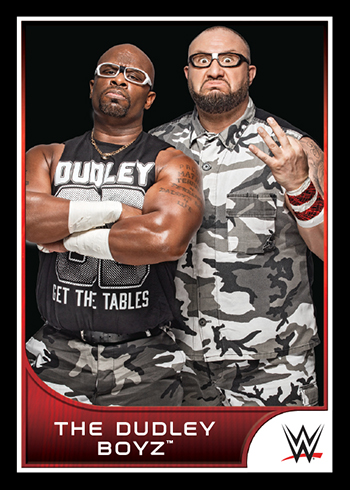 2016 Topps WWE Road to Wrestlemania DVD Card 111 Dudley Boyz