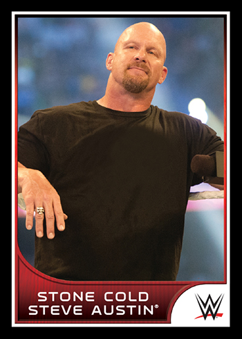 2016 Topps WWE Road to Wrestlemania DVD Card 112 Stone Cold Steve Austin