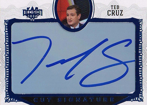 Decision 2016 Ted Cruz Cut Signature