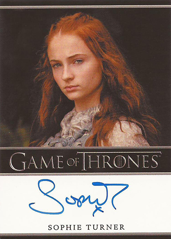 HWC Trading Maisie Williams Autographe imprimé Arya Stark Game of Thrones Impression photo Photo Photo Photo Format A4 