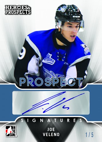 2015-16 Leaf In The Game Heroes & Prospects Hockey Veleno