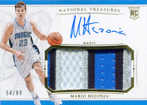 2015-16 National Treasures Rookie Patch Autographs